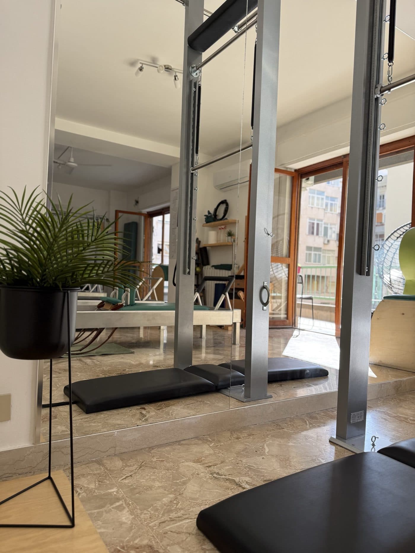 La sala con i tappetini